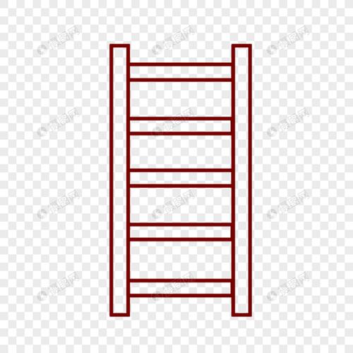 消防梯子简笔画图片,消防梯标志图片